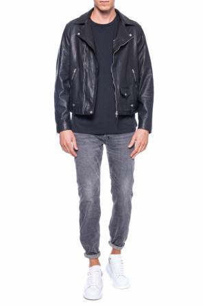 'jace biker' leather jacket, zdjęcie 2 'jace biker' leather jacket od AllSaints